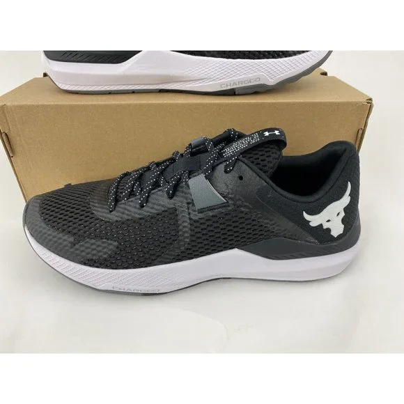 NEW Project Rock BSR 2 Black White Men's Sneakers Shoes Training - Picture 4 of 12